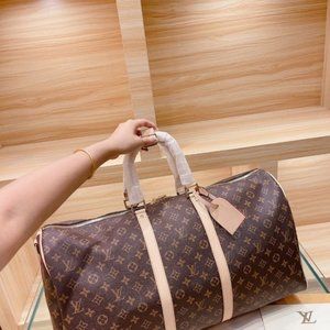 NEW Pochette💘 KEEPALL LouisVuitton BANDOULIERE BAG 55cm